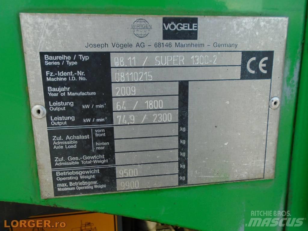Vögele Super 1300-2 Rozściełacze do asfaltu