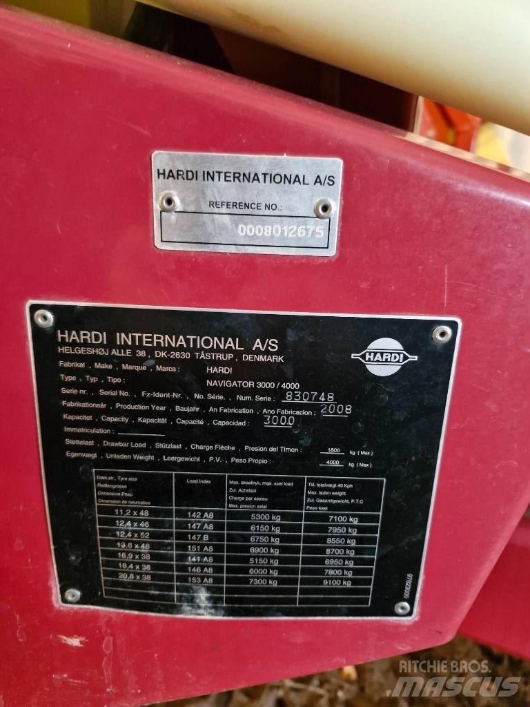 Hardi Navegator 3000 Opryskiwacze zaczepiane