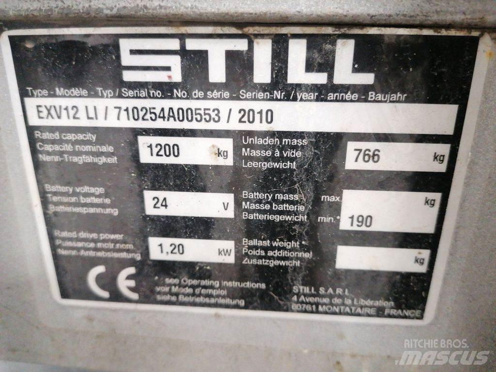 Still EXV12LI Wózki widłowe unoszące z dyszlem