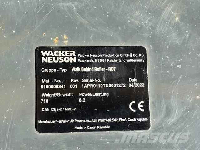 Wacker Neuson RD 7 Walce dwubębnowe