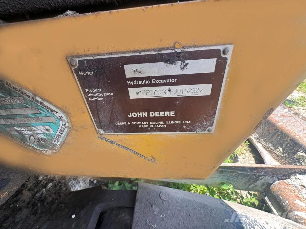 John Deere 75 G Minikoparki