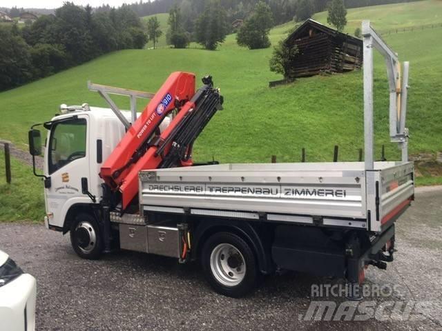 Isuzu N2 mit HMF 910 Żurawie samochodowe