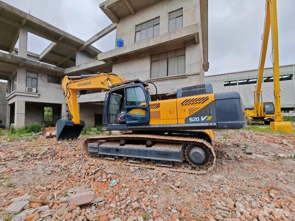 Hyundai Robex 520 VS Koparki gąsienicowe