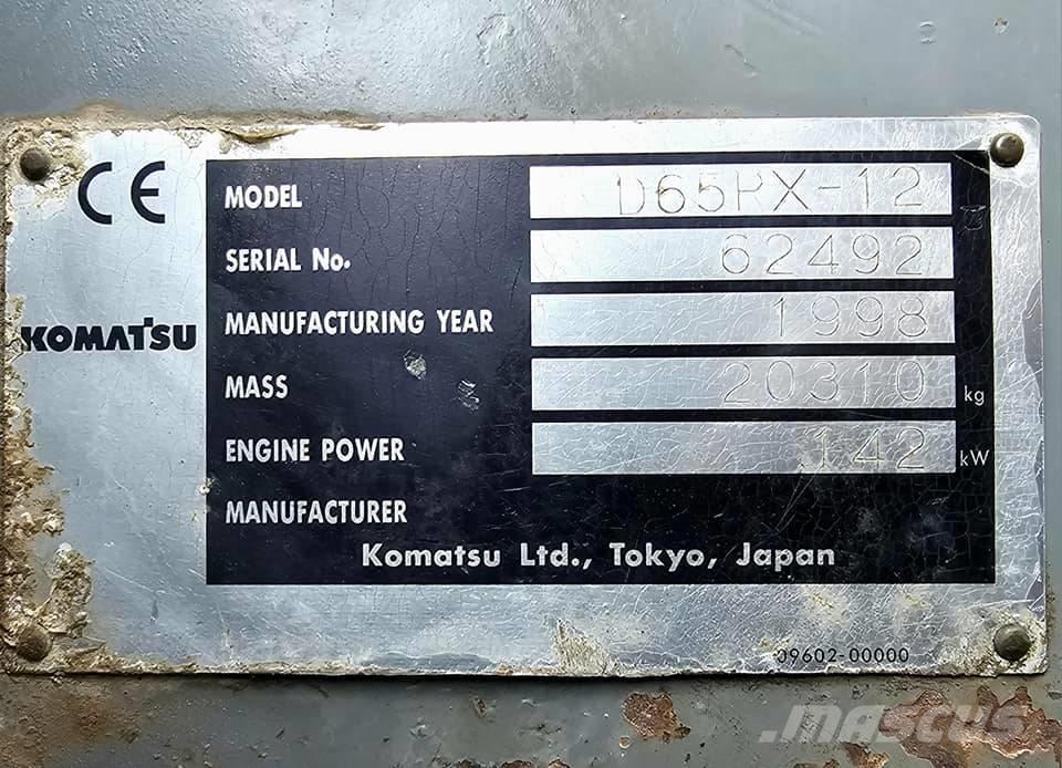 Komatsu D 65 PX-12 Spycharki gąsienicowe