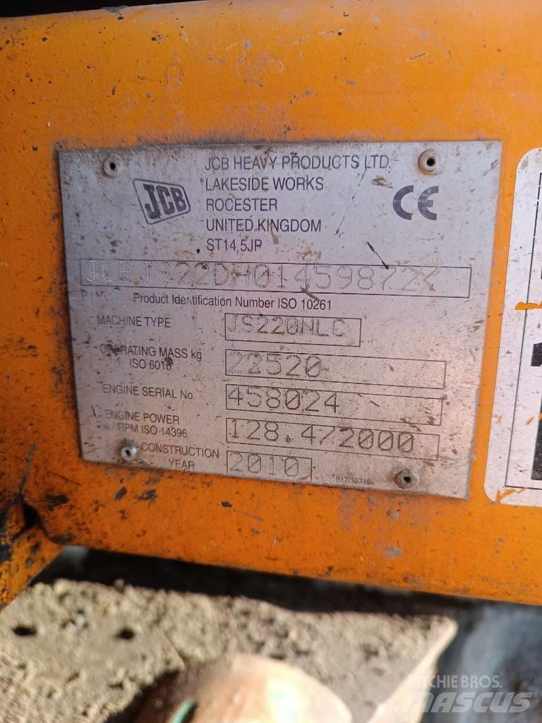 JCB JS 220 N LC Koparki gąsienicowe