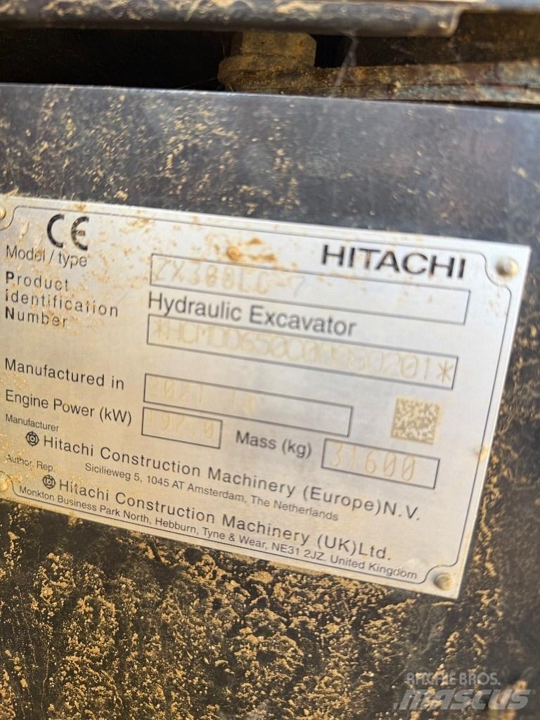 Hitachi ZX 300 LC-7 Koparki gąsienicowe