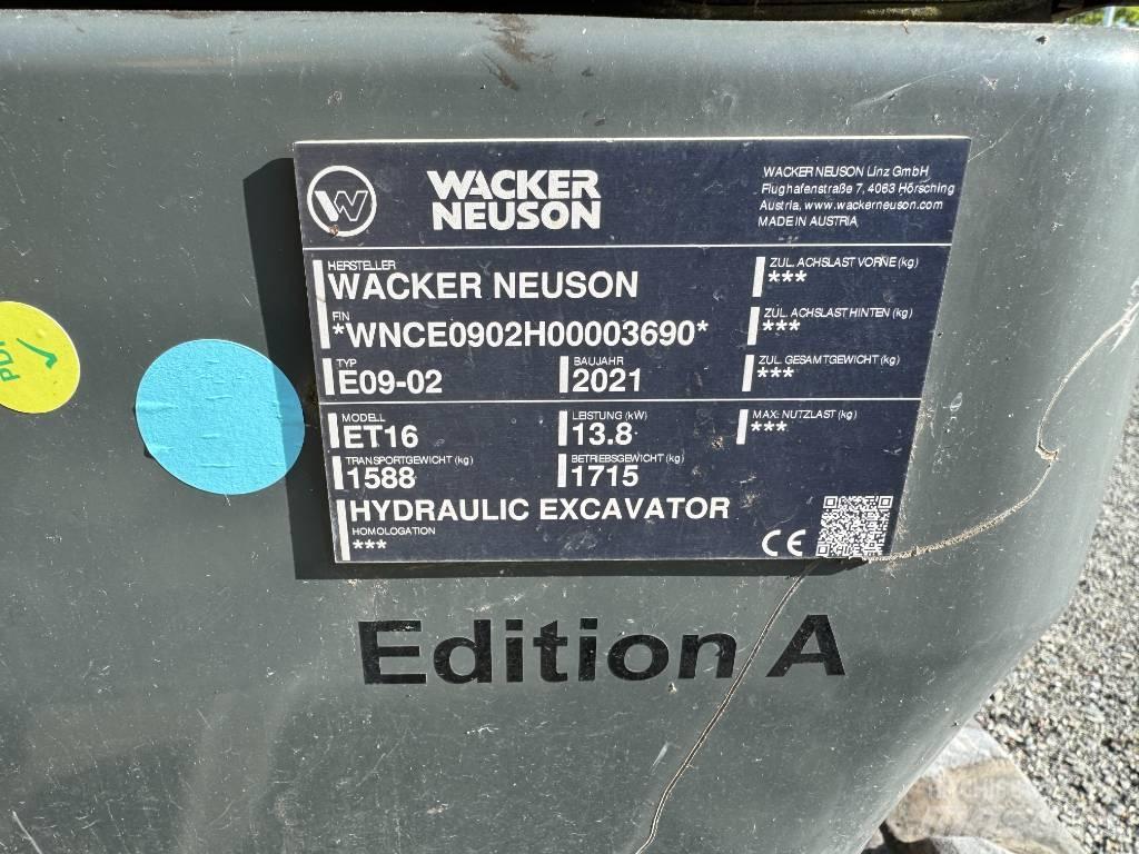 Wacker Neuson ET16 Koparki gąsienicowe