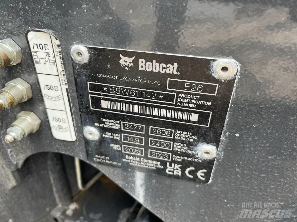 Bobcat E 26 Minikoparki