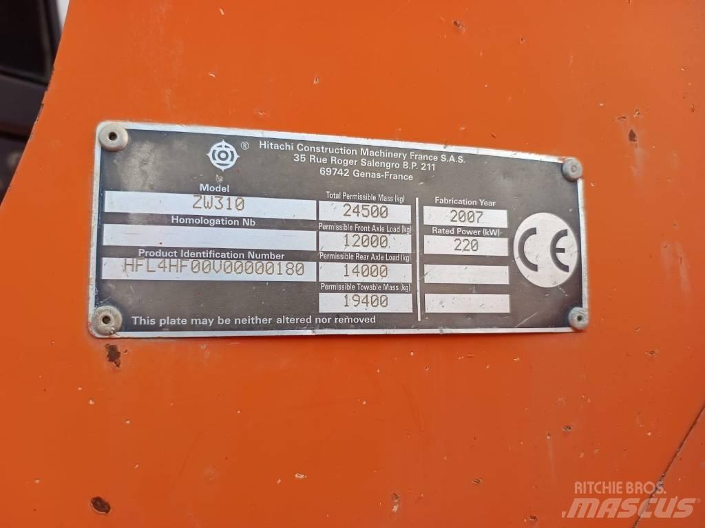 Hitachi ZW 310 Ładowarki kołowe