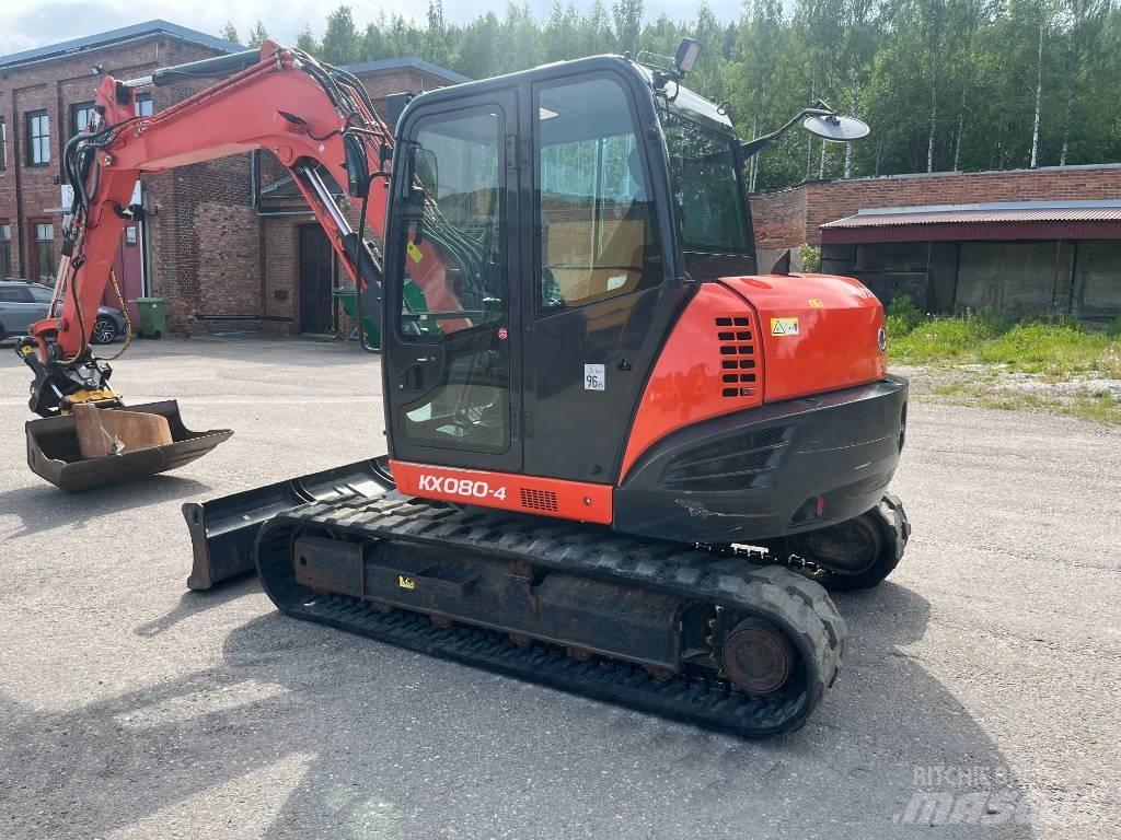 Kubota KX 080-4 Midikoparki  7t - 12t