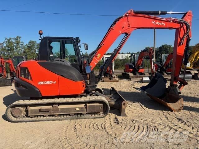 Kubota KX 080-4 Midikoparki  7t - 12t