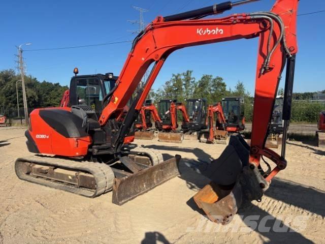 Kubota KX 080-4 Midikoparki  7t - 12t
