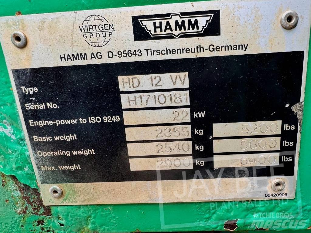 Hamm HD 12 Walce dwubębnowe