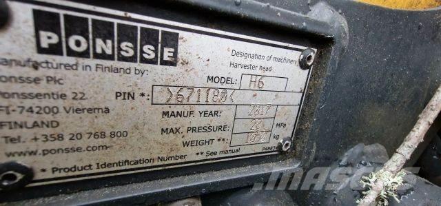Ponsse Ergo 8wd Harwestery