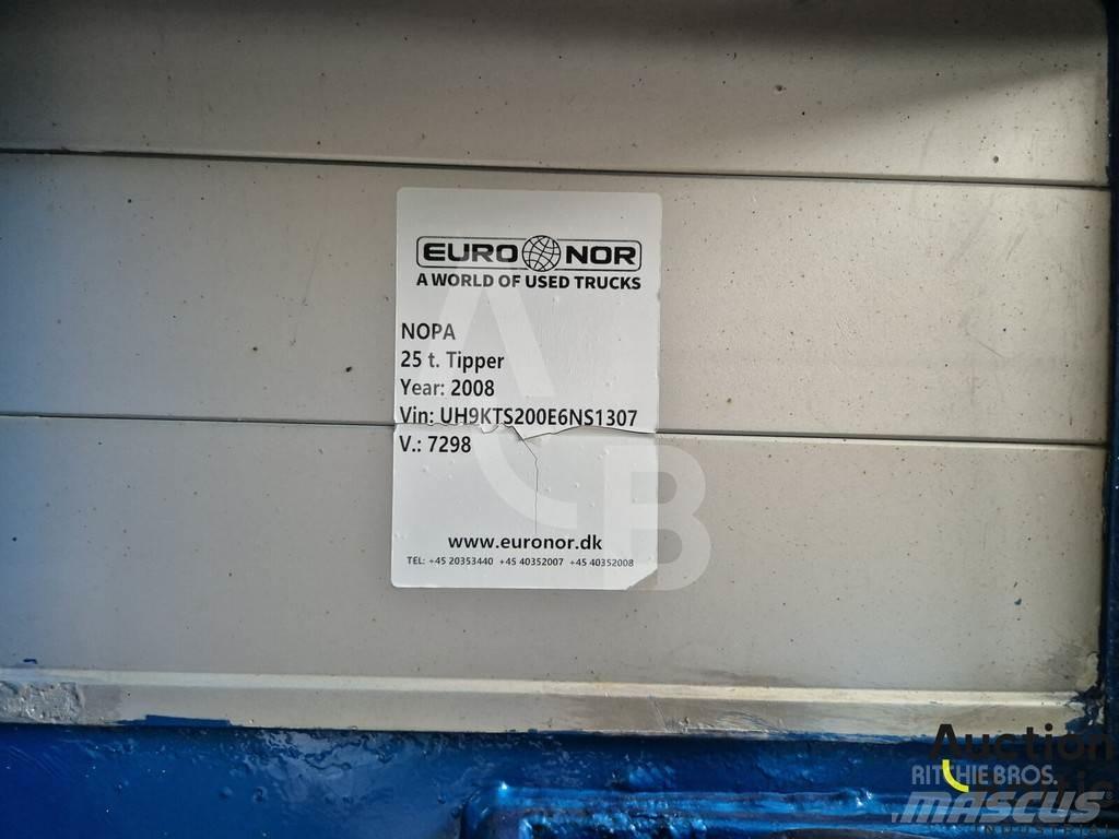 Nopa 25t. Tipper Naczepy firanki
