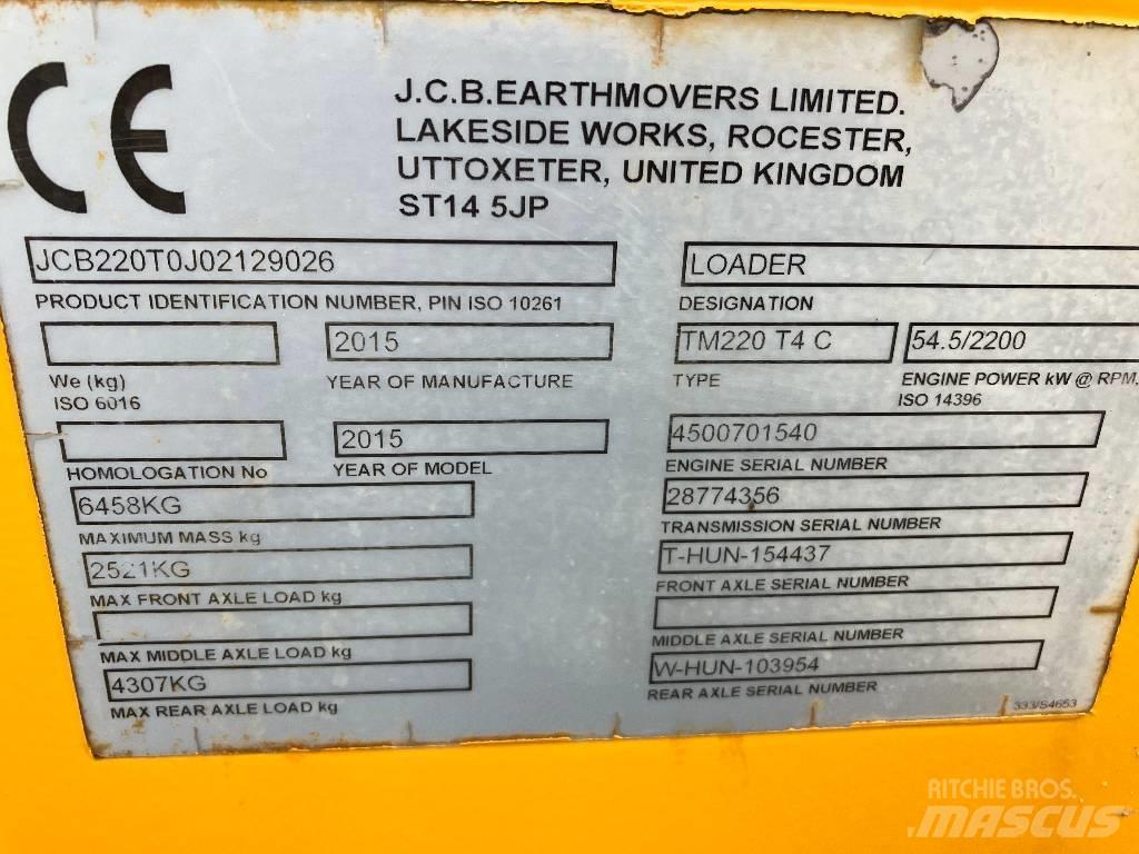 JCB TM 220 Ładowarki teleskopowe