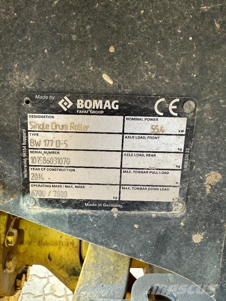 Bomag BW 177 D-5 Zagęszczarki gruntu