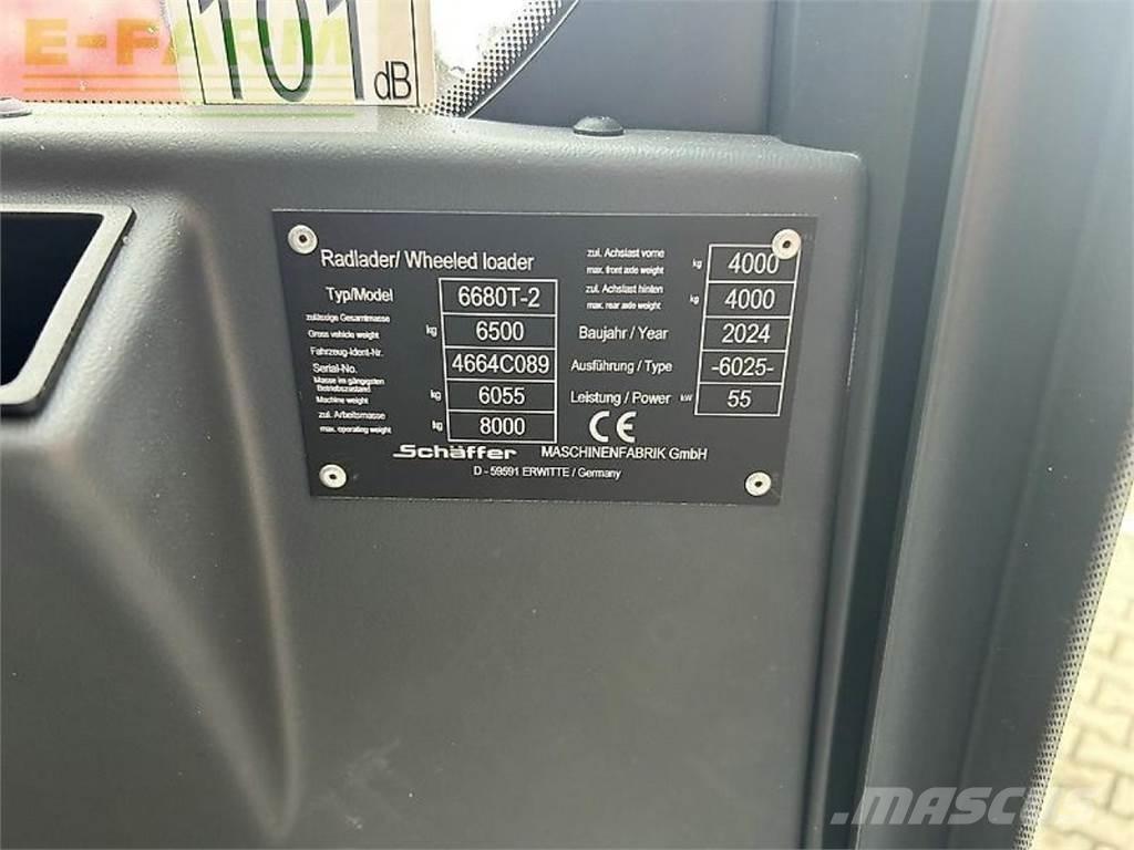 Schäffer 6680 t-2 Ładowarki rolnicze