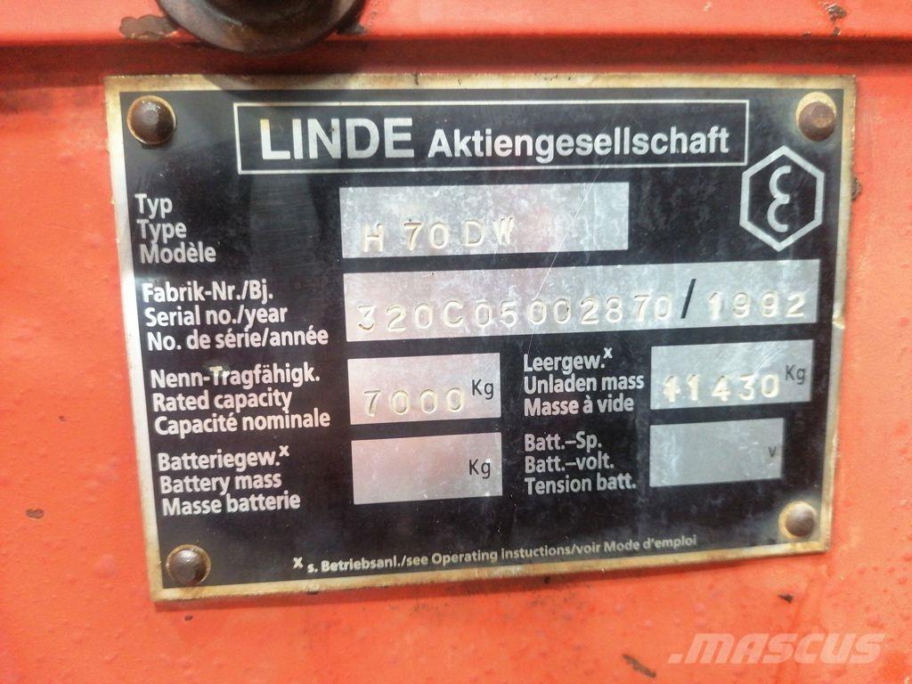 Linde H70DW Wózki Diesla