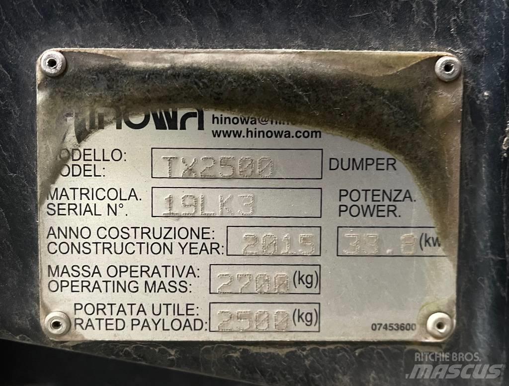 Hinowa TX 2500 Wozidła gąsienicowe