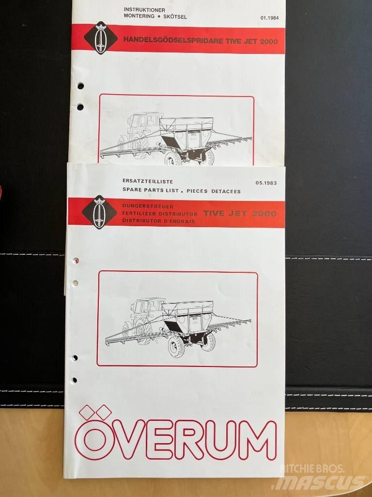Överum Tive Jet 2000 Rozrzutnik nawozów mineralnych