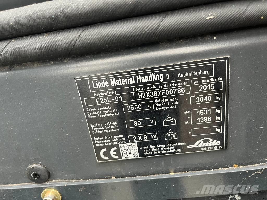 Linde E25L-01 Wózki elektryczne