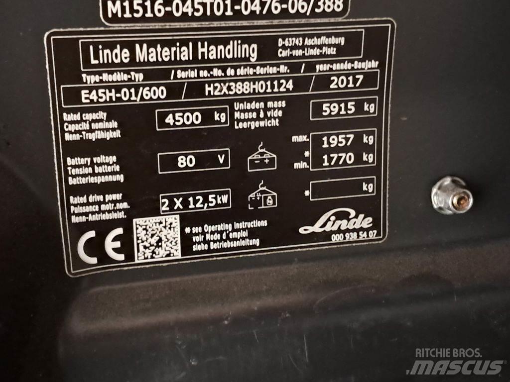 Linde E45H-01/600 Wózki elektryczne