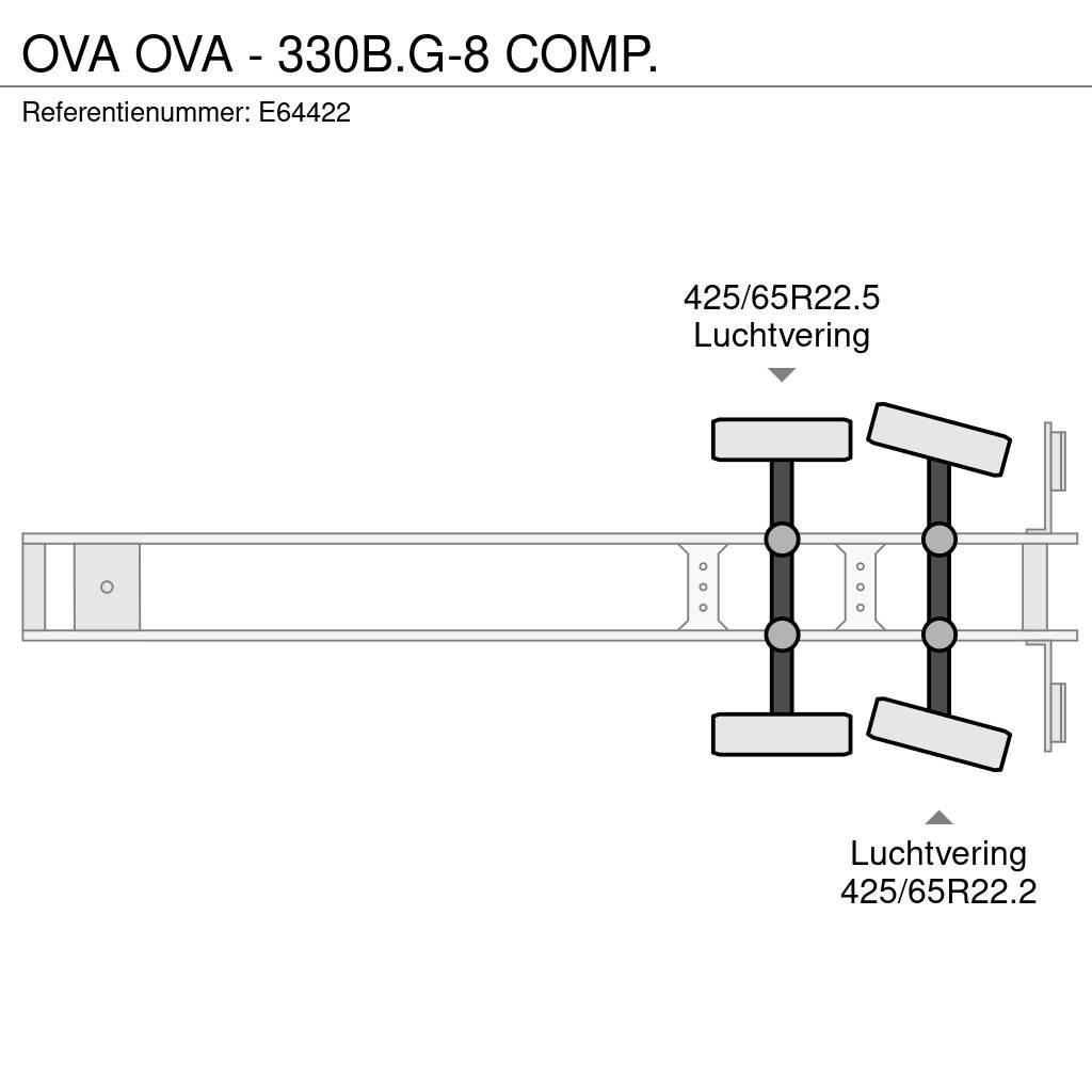 OVA - 330B.G-8 COMP. Naczepy cysterna