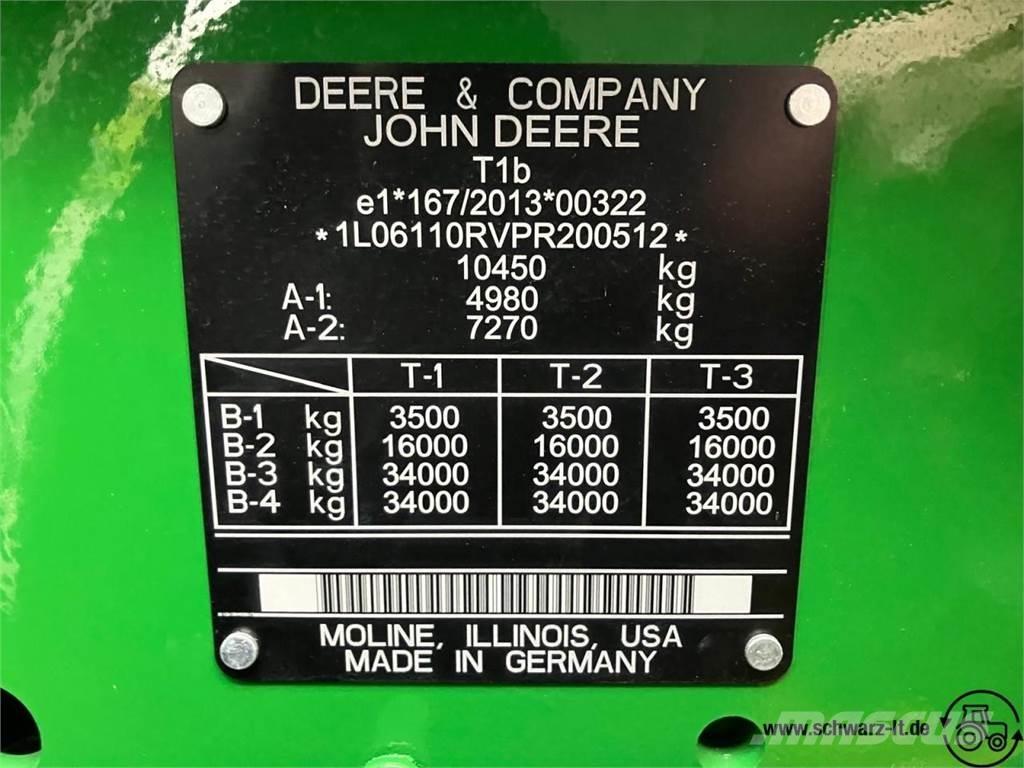 John Deere 6R 110 Ciągniki rolnicze