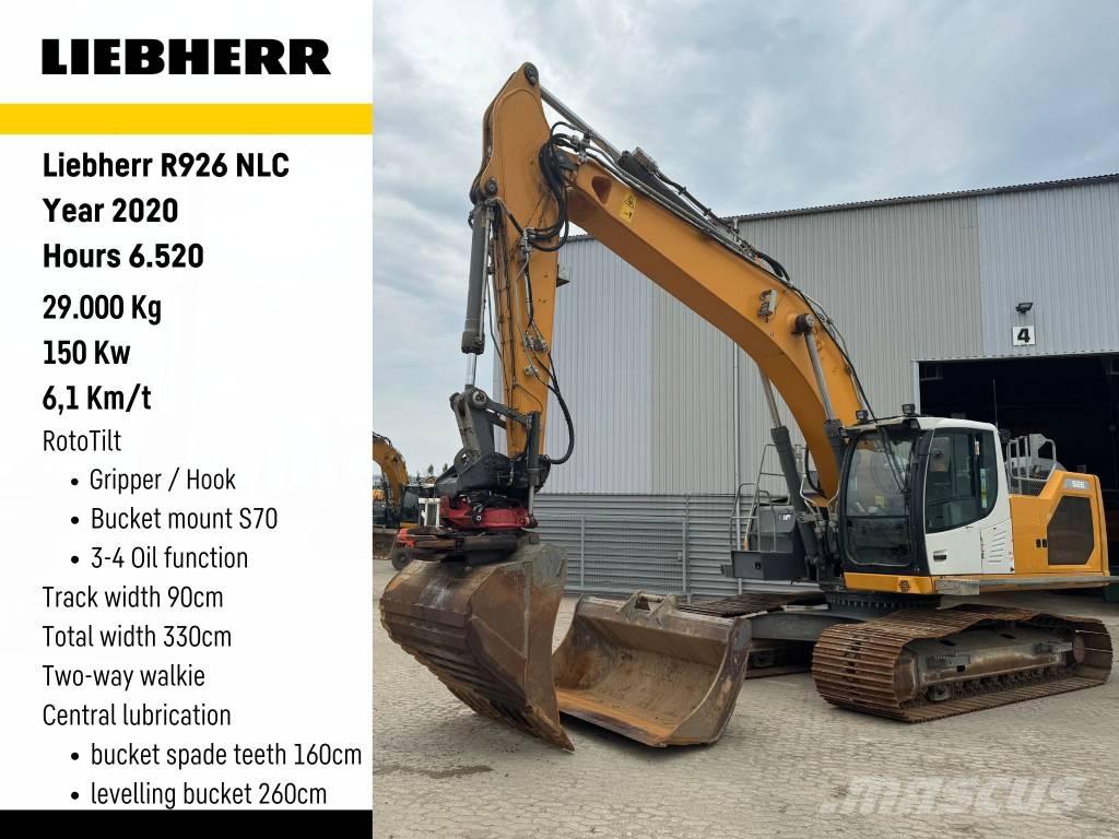 Liebherr R926 Koparki gąsienicowe