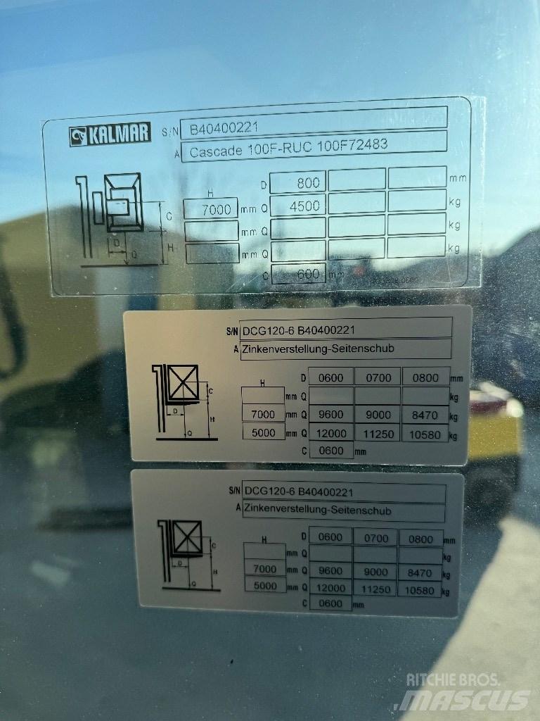 Kalmar DCG120-6 Wózki Diesla