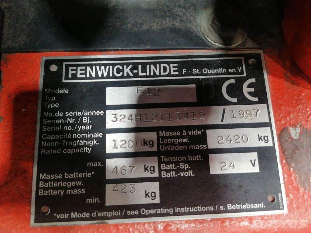 Linde E12 Wózki elektryczne