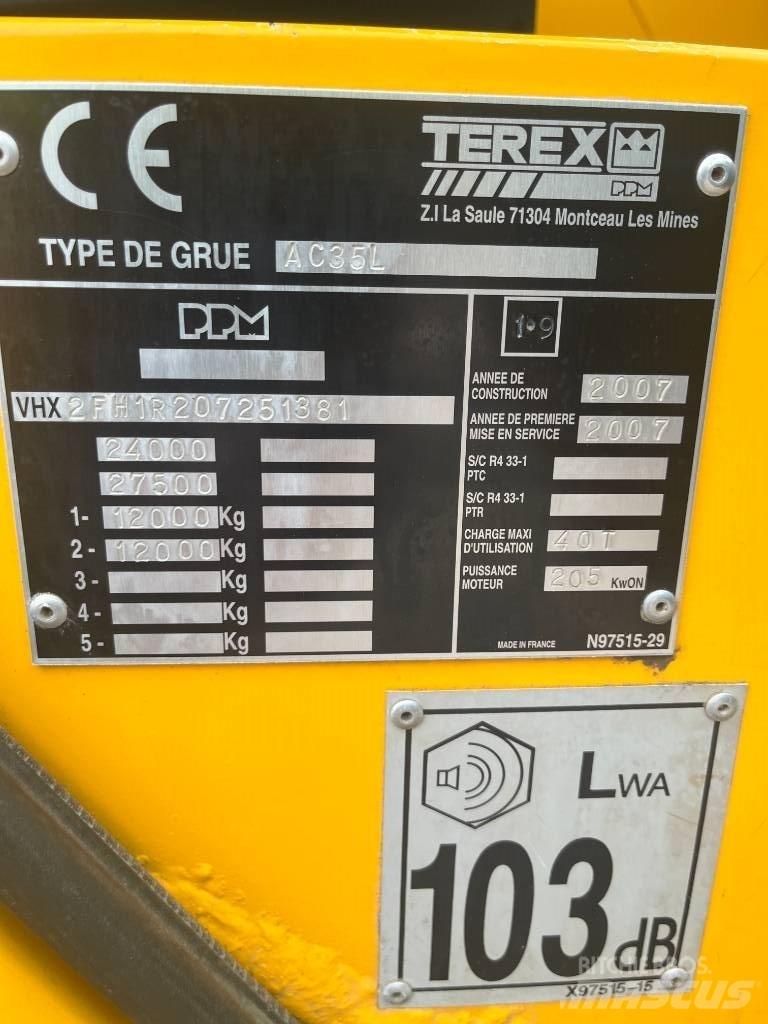 Terex Demag AC 35-L Żurawie terenowe