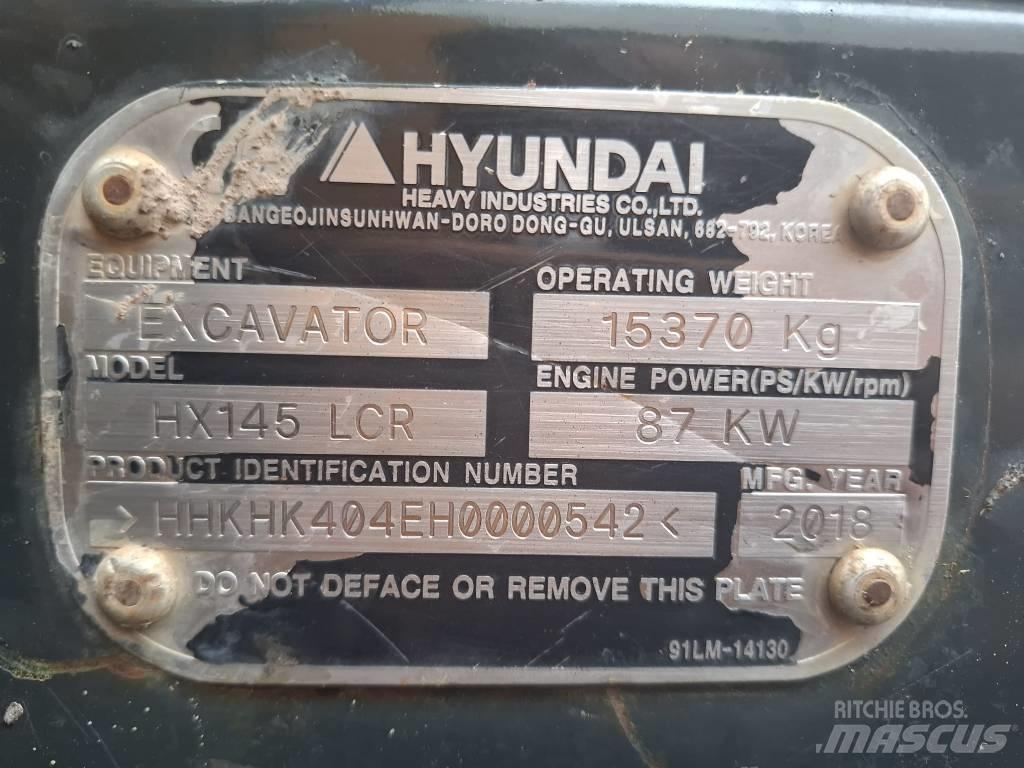 Hyundai HX 145 LCR Koparki gąsienicowe