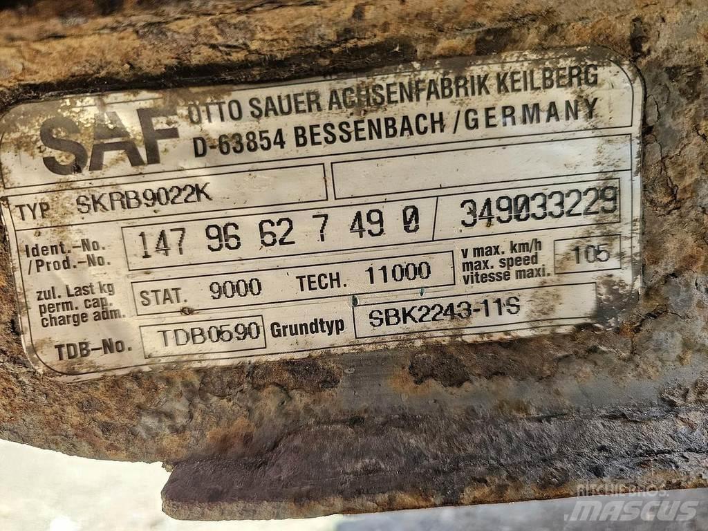 SAF SKRB9022K Mosty, wały i osie