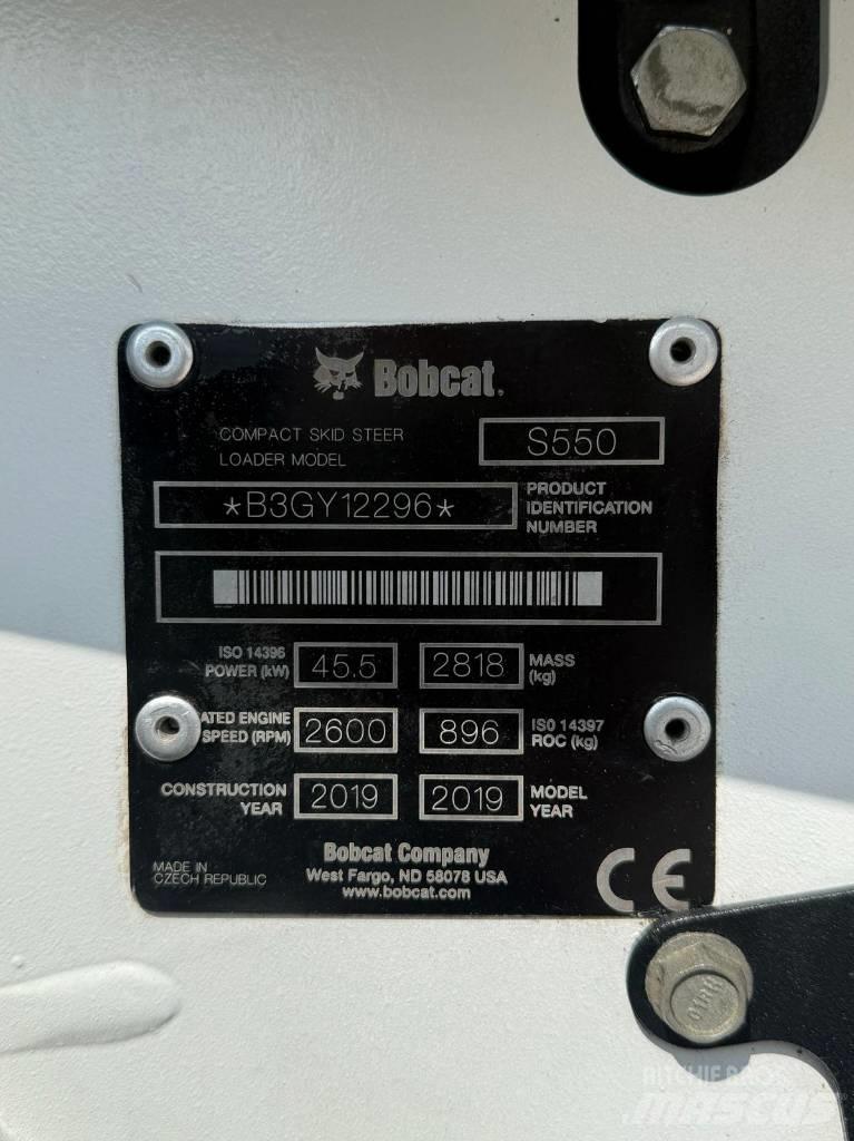 Bobcat S 550 Ładowarki burtowe