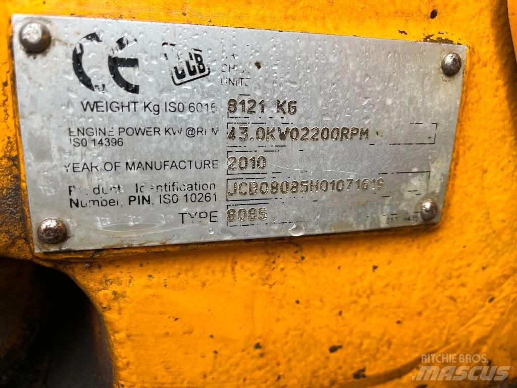 JCB 8085 ECO Midikoparki  7t - 12t