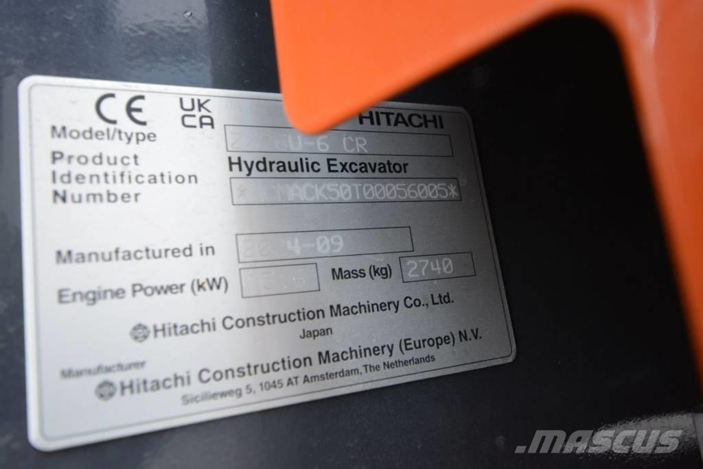 Hitachi ZX 26 U-6 Minikoparki