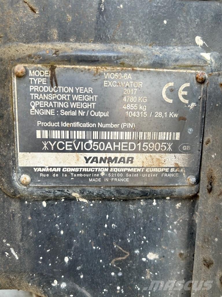 Yanmar VI050 - 6A Minikoparki