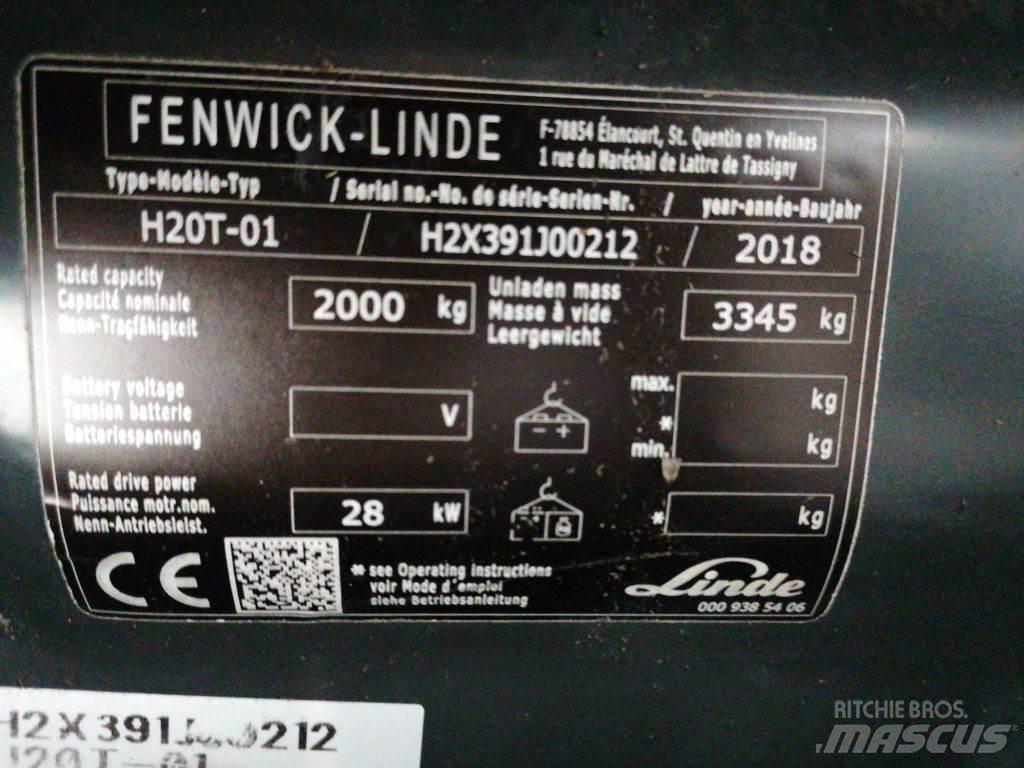 Linde H20T-01 Wózki LPG