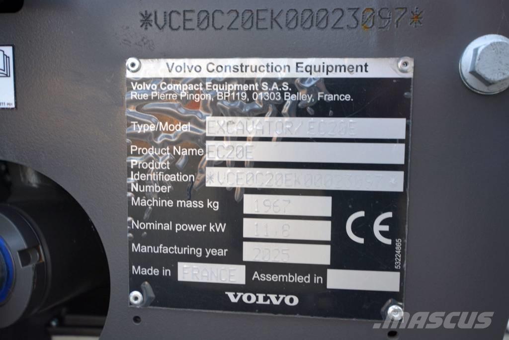 Volvo EC 20 E Minikoparki