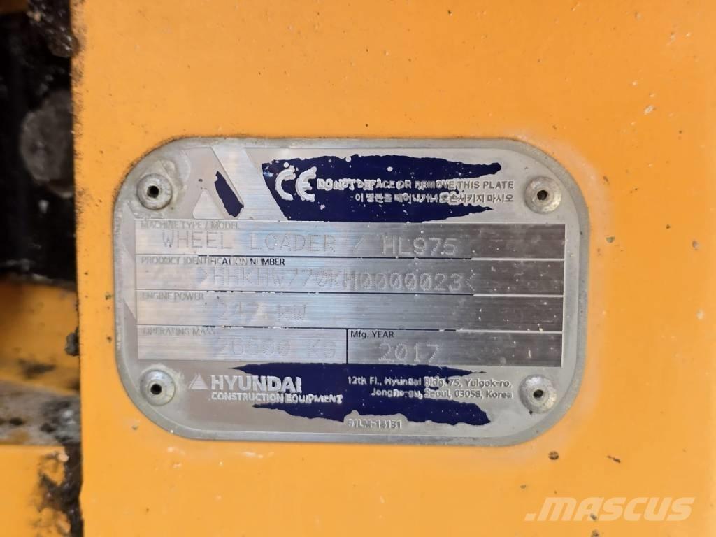 Hyundai HL 975 Ładowarki kołowe