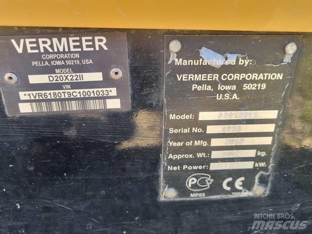 Vermeer D20x22II Wiertnice horyzontalne