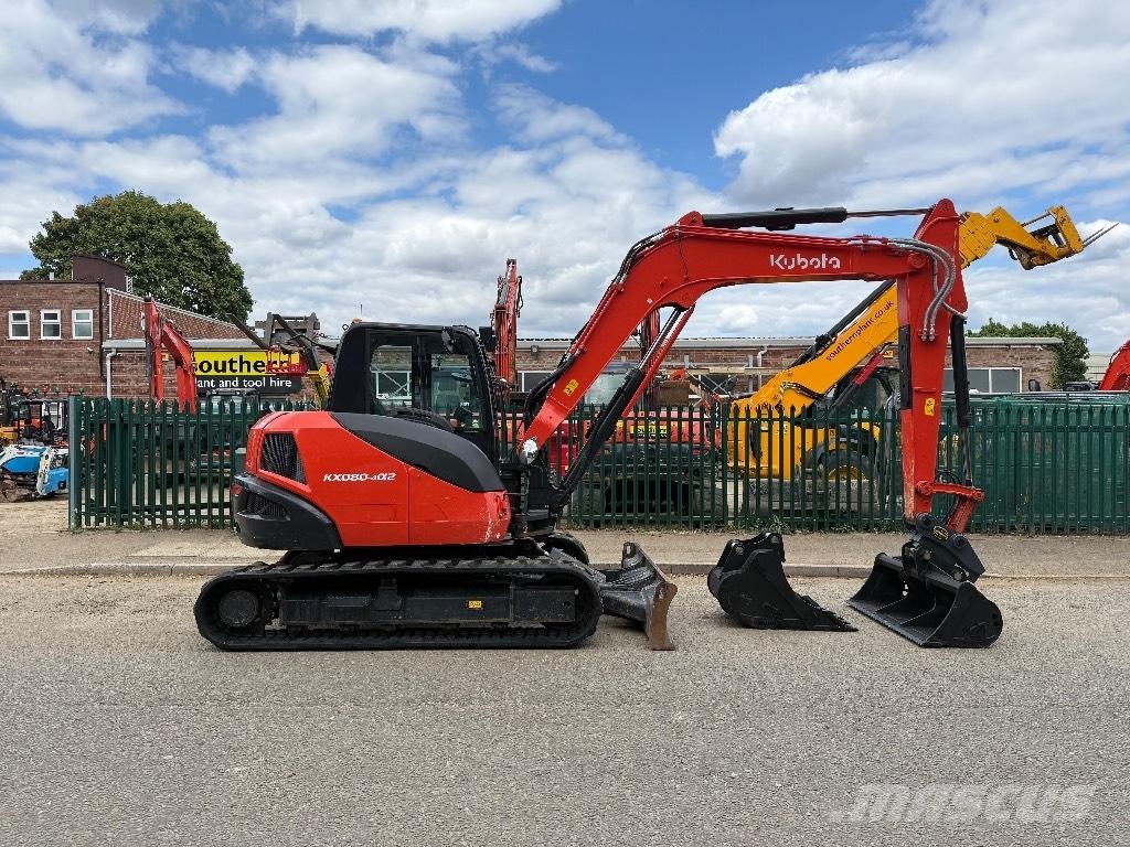 Kubota KX 080-4 Midikoparki  7t - 12t