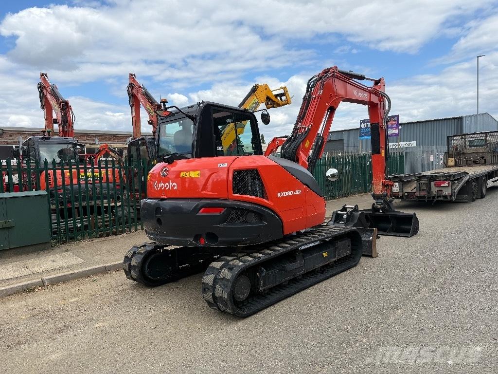 Kubota KX 080-4 Midikoparki  7t - 12t