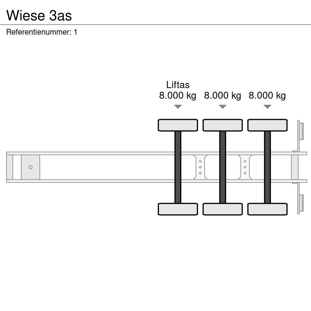 Wiese 3as Platformy / Naczepy z otwieranymi burtami