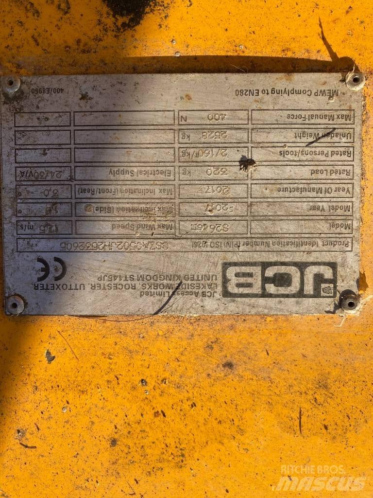 JCB S 2646 E Podnośniki nożycowe