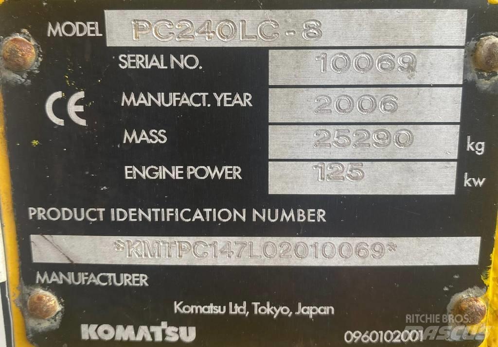 Komatsu PC 240 LC-8 Koparki gąsienicowe