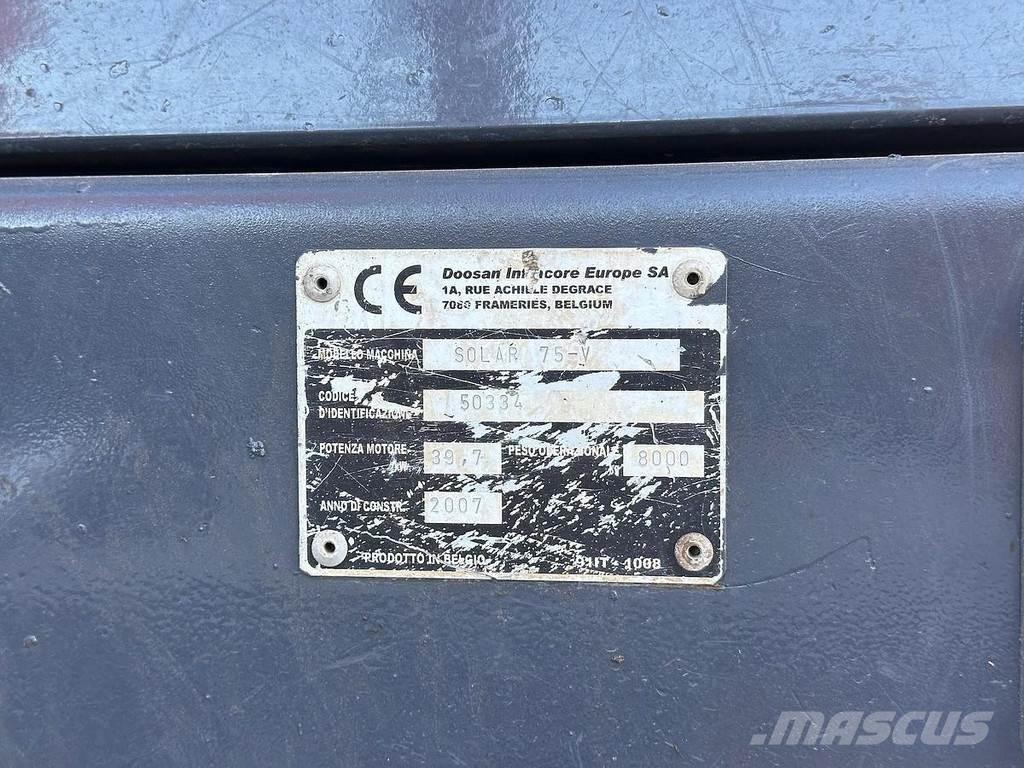 Doosan SOLAR 75V Midikoparki  7t - 12t