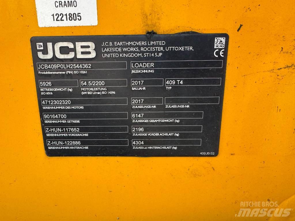 JCB 409 Ładowarki kołowe